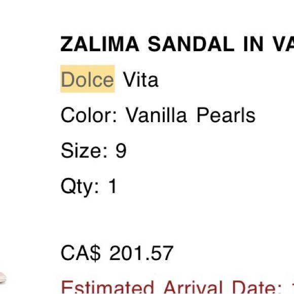 Dolce Vita Ivory Pearl-Strap Satin Heels - Picture 5 of 5